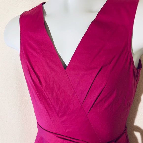 NWT DKNYC Fushcia Dress Size 2 w/ Pleat Detail - Picture 3 of 9